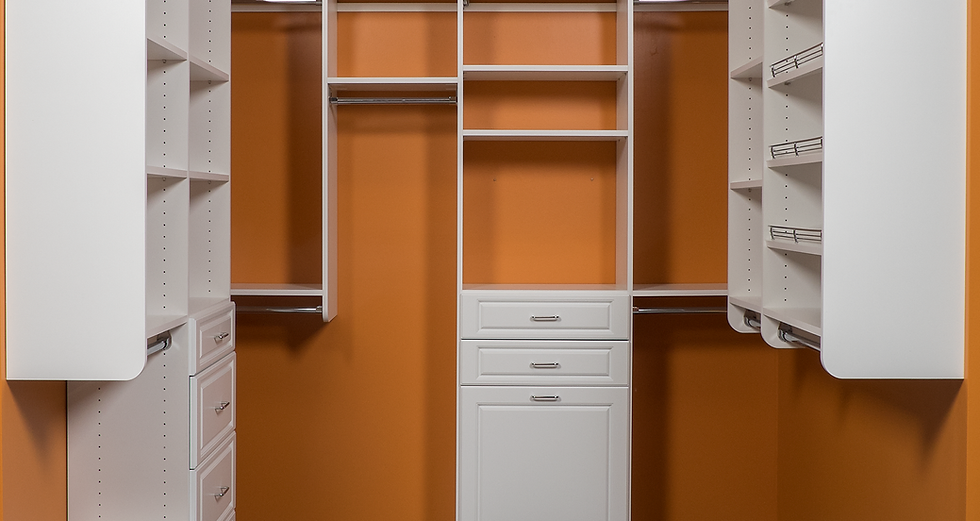 Closet organization An organization system for this closet to keep clothes, shoes and accessories organized.